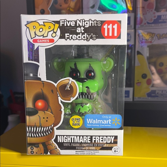 Funko Other - Funko Pop! Games Five Nights at Freddy's Nightmare Freddy - Green and Black